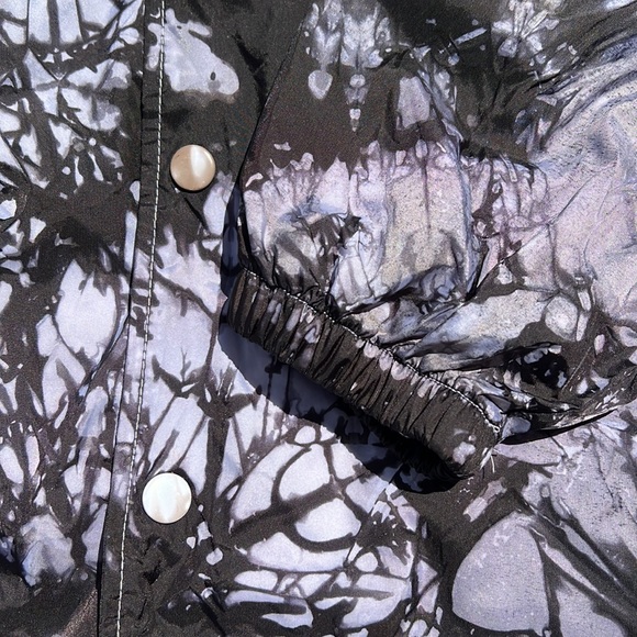 Empyre Tie Dye Snap Down Windbreaker Jacket - Picture 3 of 11